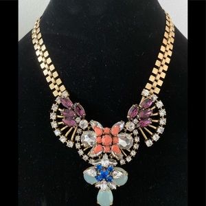 JCrew Starburst Elegant Drop Necklace